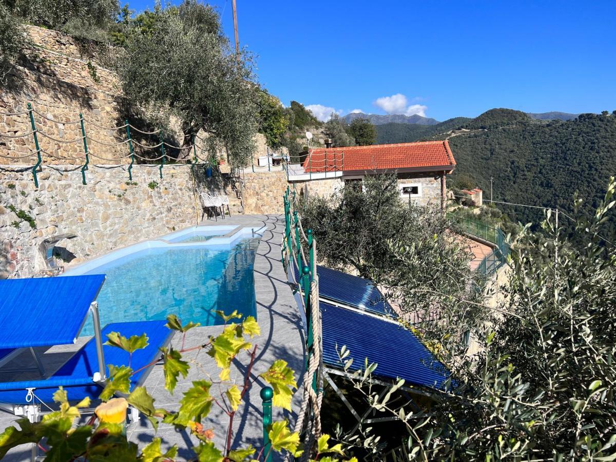 Villa Di Campagna Con Vista Mare 5 Camere Da Letto Pampara Exterior foto