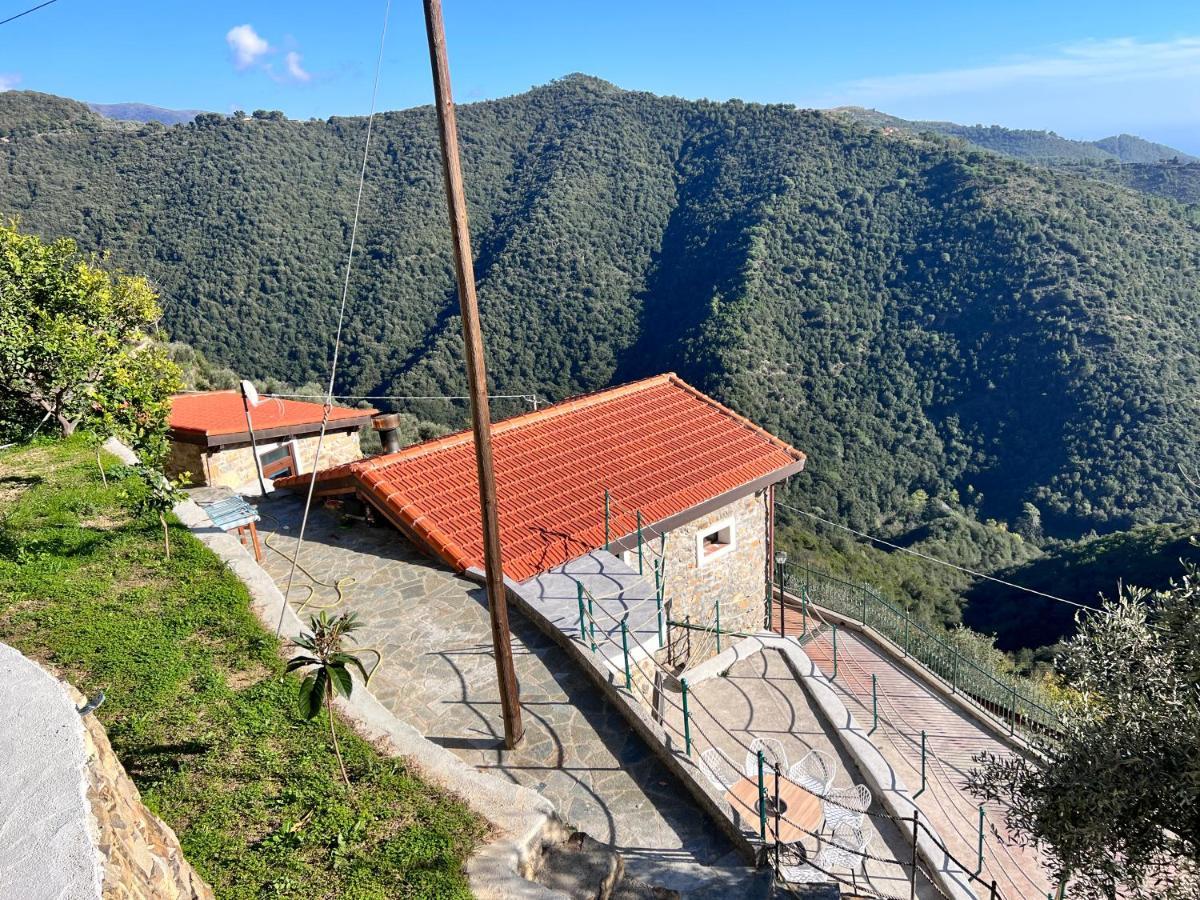 Villa Di Campagna Con Vista Mare 5 Camere Da Letto Pampara Exterior foto