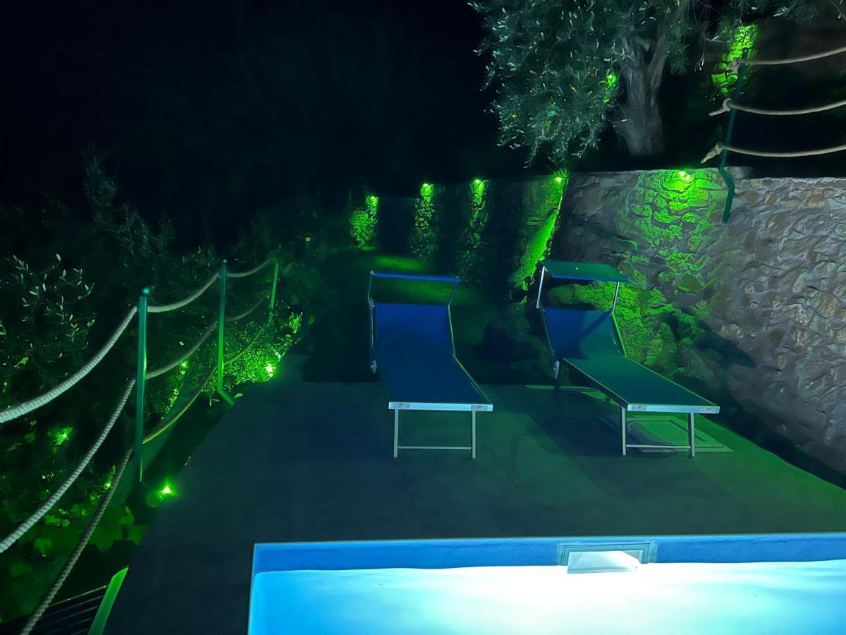 Villa Di Campagna Con Vista Mare 5 Camere Da Letto Pampara Exterior foto