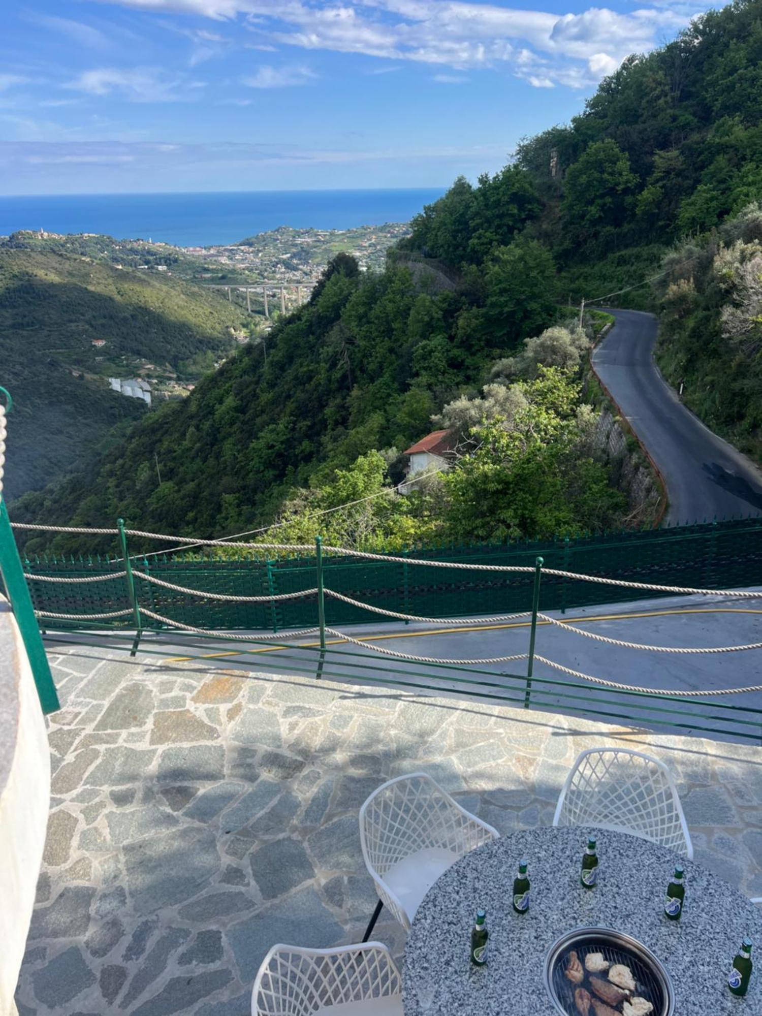 Villa Di Campagna Con Vista Mare 5 Camere Da Letto Pampara Exterior foto